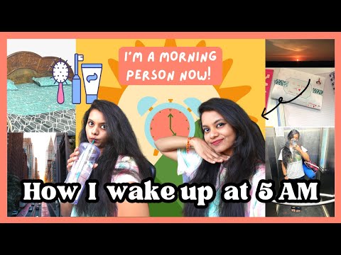 How I wake up at 5 AM everyday | Realistic tips to wake up early naturally ☀️🦋☕️