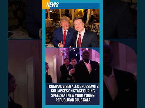 Trump Adviser Alex Bruesewitz Collapses During Speech at NY Young Republican Gala #Alexbruesewitz