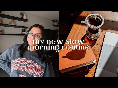 I started a new slow morning routine in January. Here's how it went.