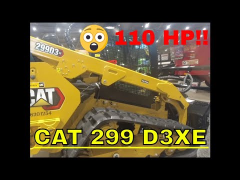 110HP! Cat 299 D3XE  Forestry Edition