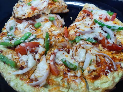 10 Minutes Pizza | Tasty And Healthy Bread Egg Pizza |#easysnacksrecipe #simple|Rama's Yummy Kitchen