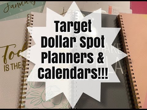 Ah-MAZING 2020 Planners + Calendars from TARGET DOLLAR SPOT !!!