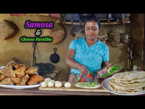 fish samosa recipe ! Fish  samosa, cheese flavored paratha is a good meal .village kitchen recipe