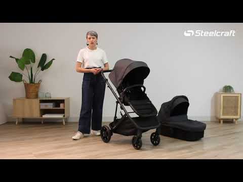 STEELCRAFT STRIDER MINI SIGNATURE - HOW TO: ATTACH BASSINET