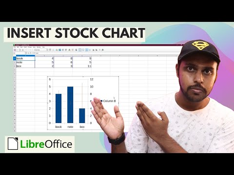 How to insert stock chart libreoffice calc | insert stock chart libreoffice calc