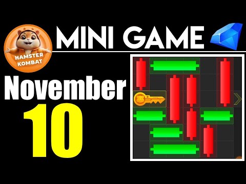 Hamster kombat Mini-Game 10 November (Puzzle Solved) #hamsterkombat #minigame #hamsterkombatminigame