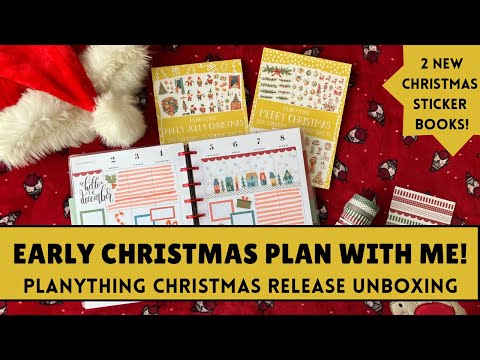 PLAN WITH ME & Flip through of the Christmas Planything release!