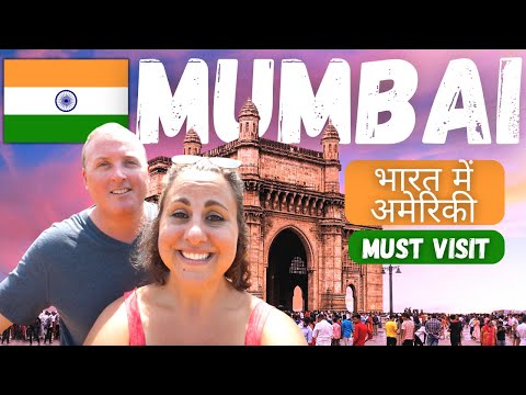 American Couple's FIRST DAY IN INDIA! (First day in India) | 1 day in Mumbai