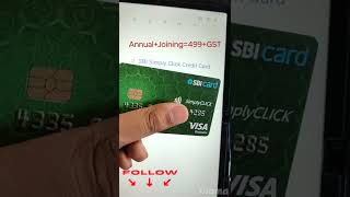 SBI SimplyClick Credit Card