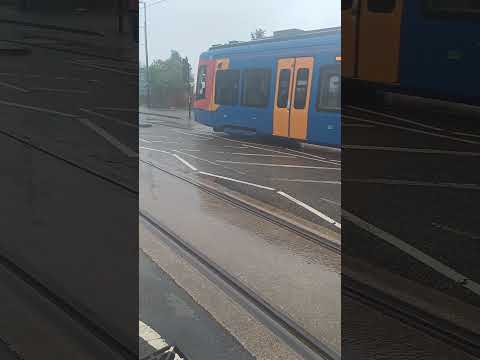 New and old trams #Sheffield #adventureawaits #discoveruk #exploretheworld #shorts