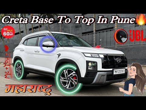 Creta Base To Top In Pune✅ Creta Base Model Modified✅Creta Modification 2024✅New Creta 2024 modified