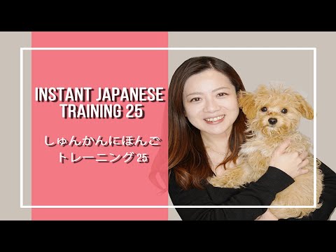 Instant Japanese Training 25 -しゅんかんにほんごトレーニング-