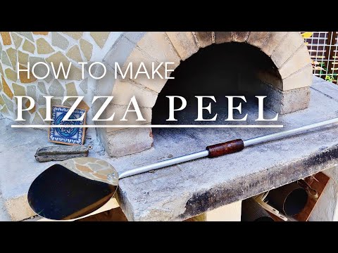 Make your own pizza peel with a moving handle! [I made it with particular attention]