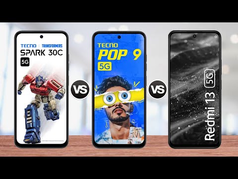 Tecno Spark 30c vs Tecno Pop 9 vs Redmi 13c