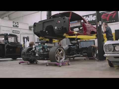 1965 Buick Riviera Body Meets Chassis - Detroit Speed