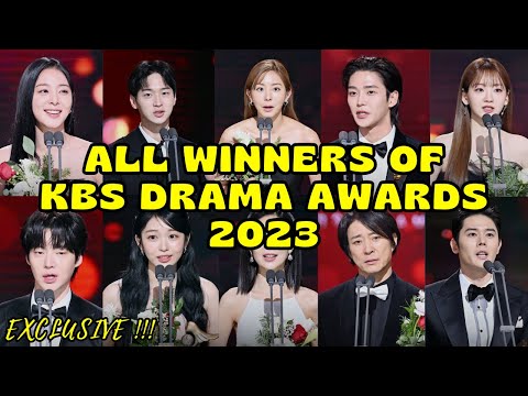 ALL WINNERS OF KBS DRAMA AWARDS 2023 ‼️