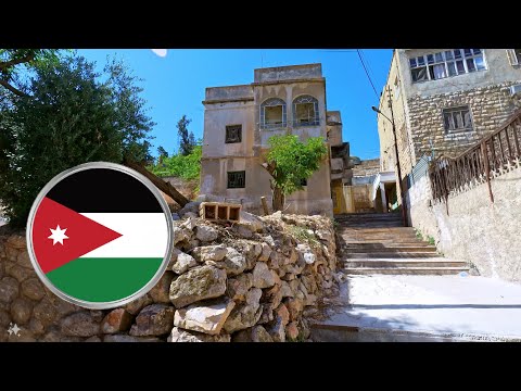 A Stroll in Jabal Amman (Hidden Stairs and Alleys) [4K - 3D Audio]