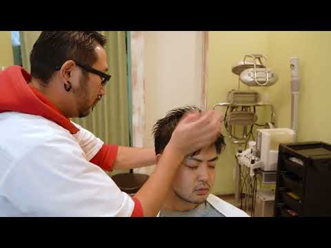 Shaving, shampooing, massage, and ear cleaning at Japanese Barber: "Scissors and Comb"