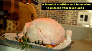 Perfect Holiday Turkey Recipe: Chestnut Stuffing Made with AI