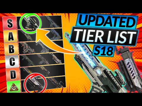 New UPDATED GUNS TIER LIST - BEST Weapons Mid Season 18 - Apex Legends Guide