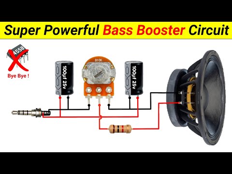 How to make a Super Powerful Bass Booster Circuit || Amplifier Bass Booster Circuit |