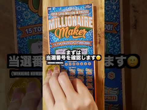 【アメリカ生活】久しぶりに当選！宝くじを買ってみた！　#shorts