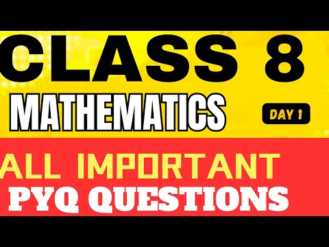 CLASS 8 MATHEMATICS ONAM EXAM PREVIOUS QUESTIONS | CLASS 8 MATHEMATICS ONAM PYQ | PREVIOUS YEAR QUES