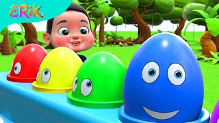 Surprise Eggs Kids Song | BluLoo Nursery Rhymes & Kids Songs