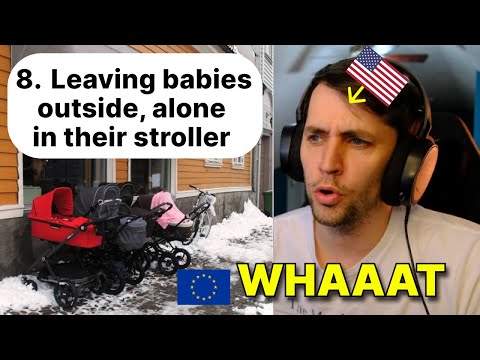 American reacts to 21 European Things Americans can't understand