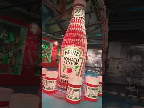 🥫Touring the Heinz ketchup museum in Pittsburgh.  #ketchup #heinz