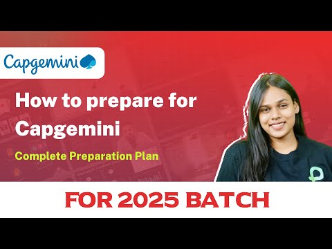 How to prepare for Capgemini On Campus Exam 2025 Batch | Capgemini Preparation