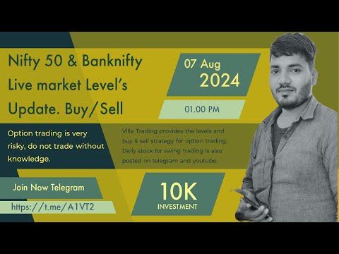 Stock Market Updates Live: आज कहां करें इन्वेस्ट| Business & Finance | 07 Aug l #nifty50 #banknifty