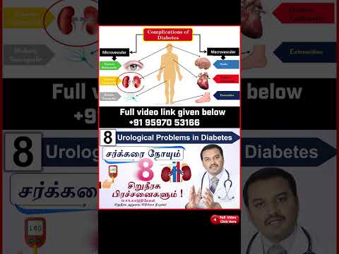 Diabetes and Kidney diseases /சர்க்கரை நோயும் 8 சிறுநீரக பிரச்சனைகளும் | | Dr A S Karthikeyan