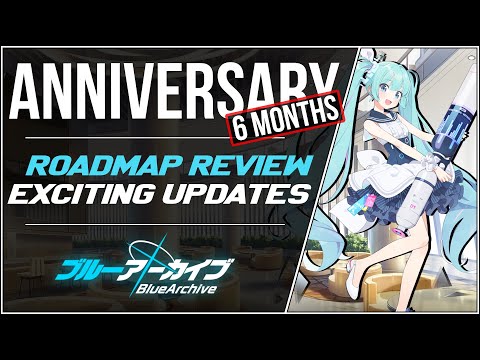 0.5 Year Anniversary + Roadmap Review! Bunnies, Hatsune Miku Collab, Exclusive Weapon | Blue Archive