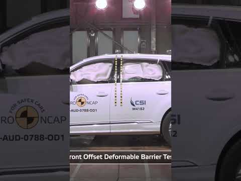 2024 Volvo xc90 vs Audi q7 crash test! #safety #crashtest #volvo