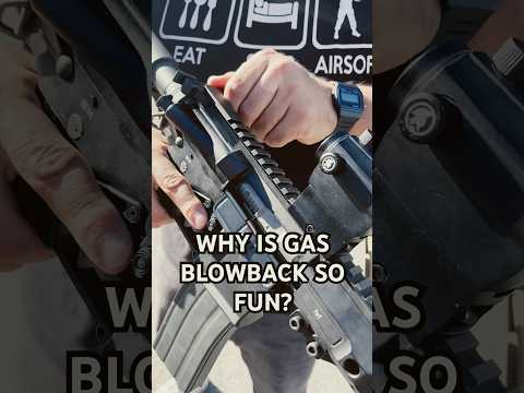 Why are Gas Blowback Airsoft Guns fun? #airsoft #airsoftgi #shorts #short #toys #gaming #milsim #why