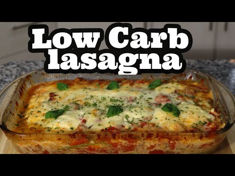 How To Make Low Carb lasagna | With Zucchini noodles