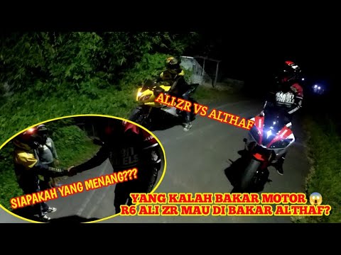 ALI ZR VS ALTHAF MOTOVLOG SIAPAKAH YANG MENANG? DUO R6 BALAP 🔥😱