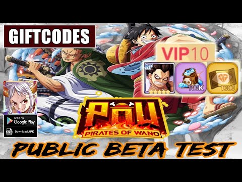 Pirates Of Wano Gameplay & 2 Giftcodes - Beta Test One Piece RPG Android | Pirates Of Wano 2 Codes