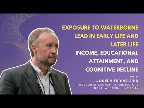 Exposure to Waterborne Lead: Income, Educational Attainment, and Cognitive Decline