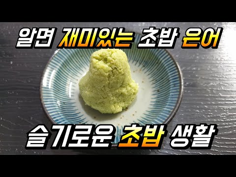 # 알면 재미있는 초밥 은어 간장 슬기로운 초밥 생활 다찌 와사비     h호텔 일식& 주상전하