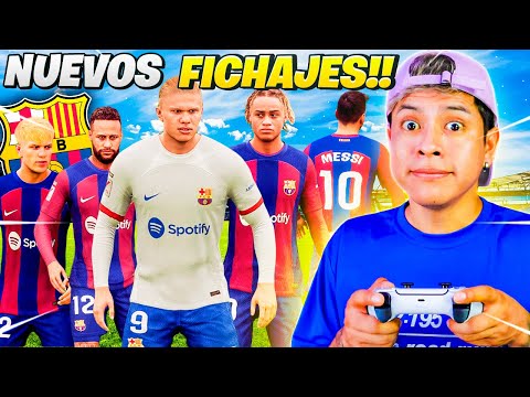 RECONSTRUYENDO AL BARÇA en MODO CARRERA 😱 *Primeros fichajes* FIFA24