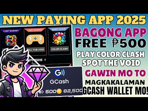 COLOR CLASH=BAGONG LEGIT EARNING APP GCASH 2025|FREE 500 PESOS KITAIN DITO|REWARD MAX APP#earningapp