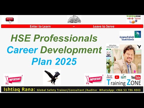 HSE Professionals Career Development Plan -2025 (Important Video for HSE Professionals)