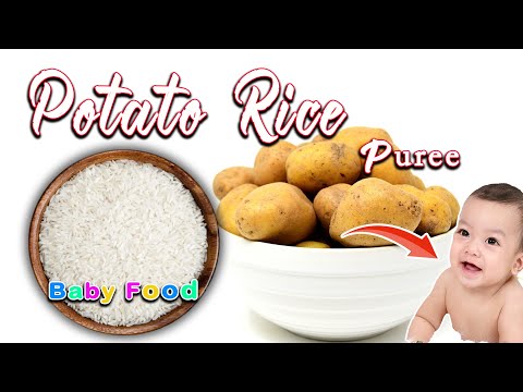 Quick Weight Gain Baby food || Potato Rice Puree|| Healthy Baby Food -6 to 12M || Carrot Potato Rice