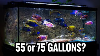 Which African Cichlids for a 55 and 75 Gallon Aquarium?