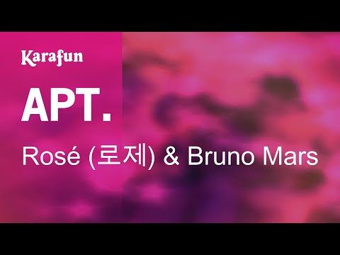 APT. - Rosé (로제) & Bruno Mars | Karaoke Version | KaraFun