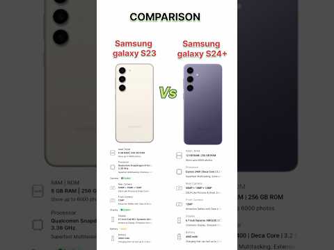 Samsung galaxy S23 vs Samsung galaxy S24 plus !! samsung galaxy series 👍 mobile revi #tecnicalguruji