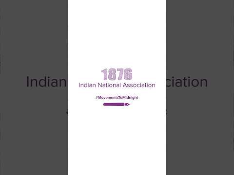 1876 Formation of Indian National Association | #MovementsToMidnight #byjus