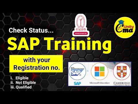 SAP Training Status Check ||Ankit Poonia||